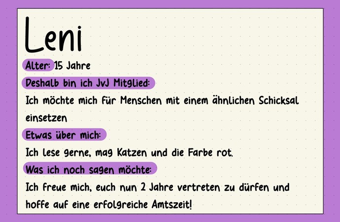 Steckbrief von Leni