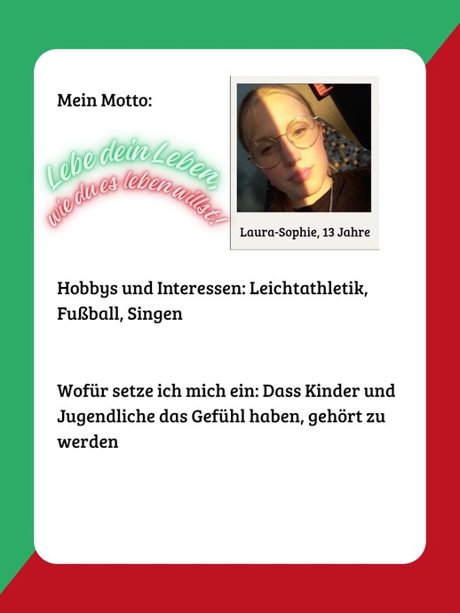 Lauras Steckbrief (vergrößerte Bildansicht wird geöffnet)