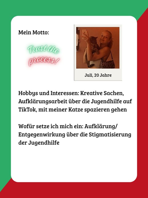 Julis Steckbrief (vergrößerte Bildansicht wird geöffnet)