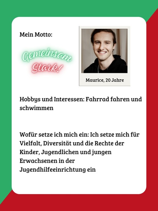 Maurices Steckbrief (vergrößerte Bildansicht wird geöffnet)